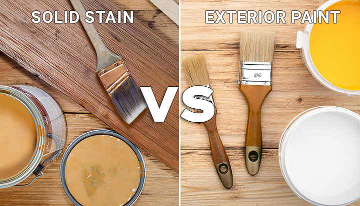Solid Stain vs Paint: Which is Better for Your Home?